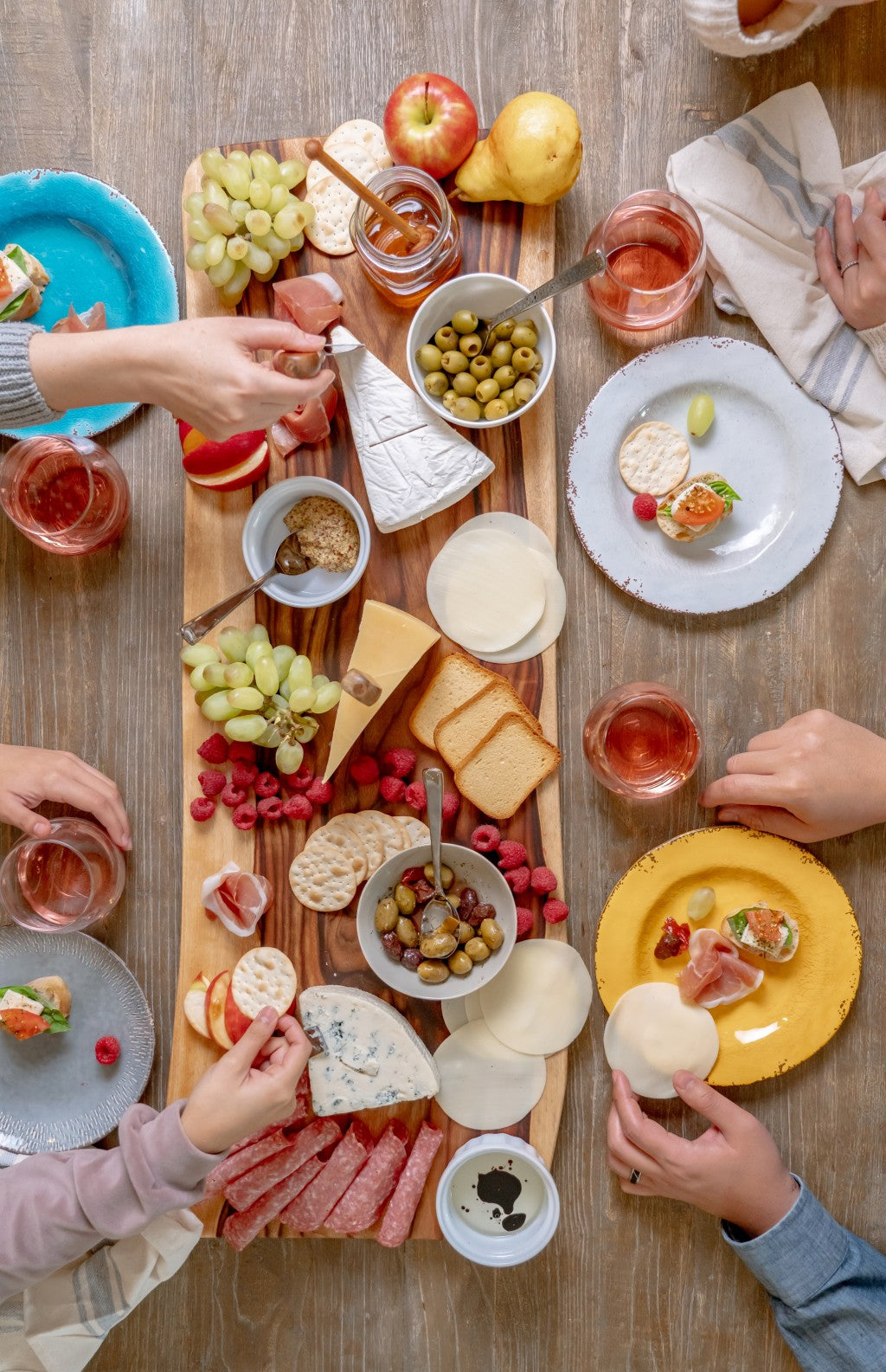 35" Artisan Organic Natural Wood Anti Bacterial Cutting Board-4