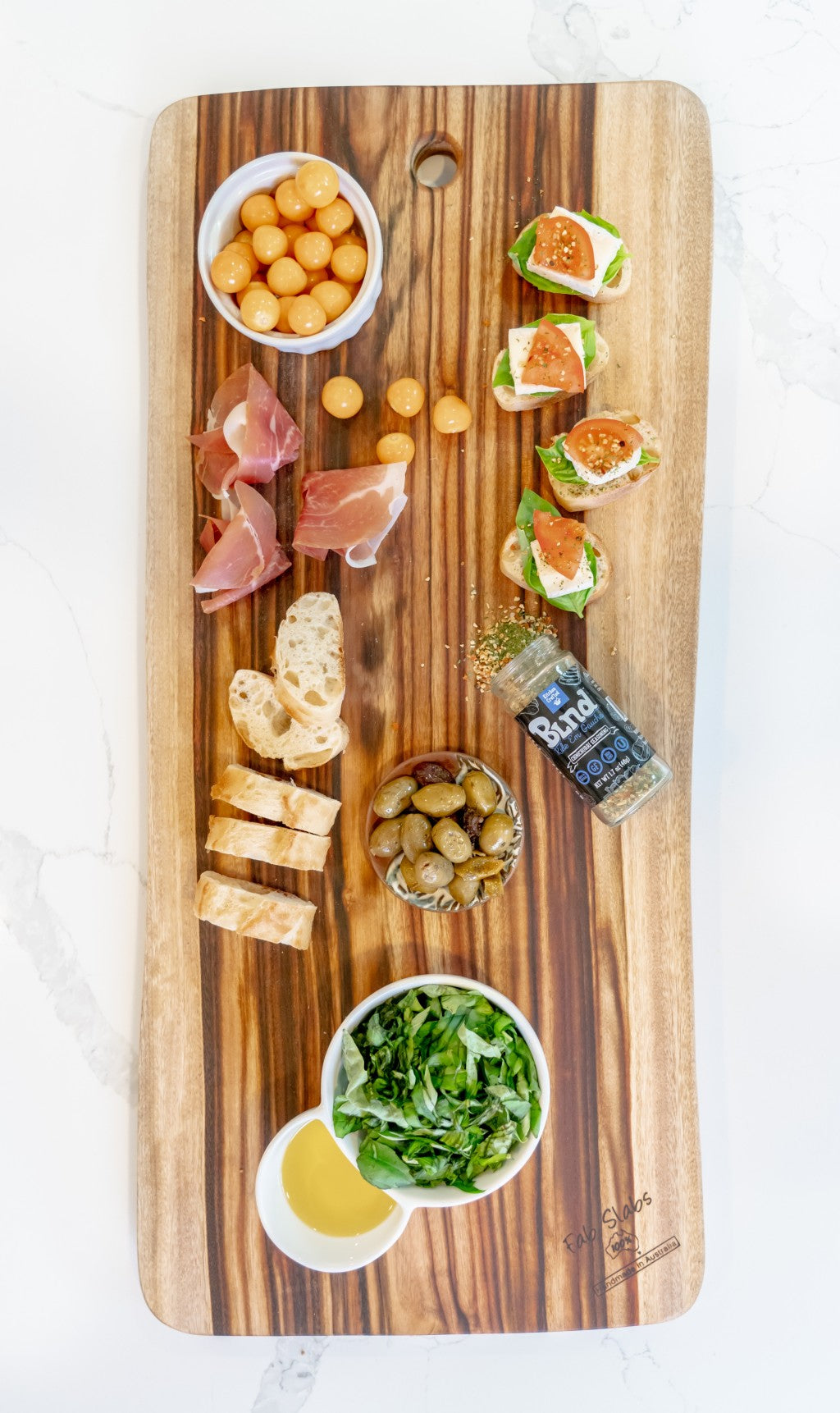 28" Artisan Organic Natural Wood Anti Bacterial Cutting Board-0