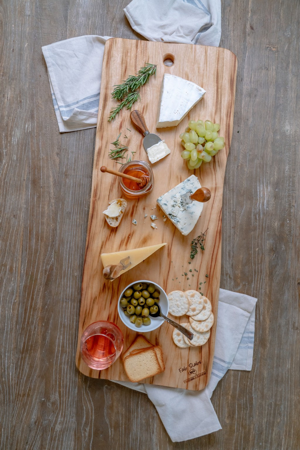 28" Artisan Organic Natural Wood Anti Bacterial Cutting Board-1