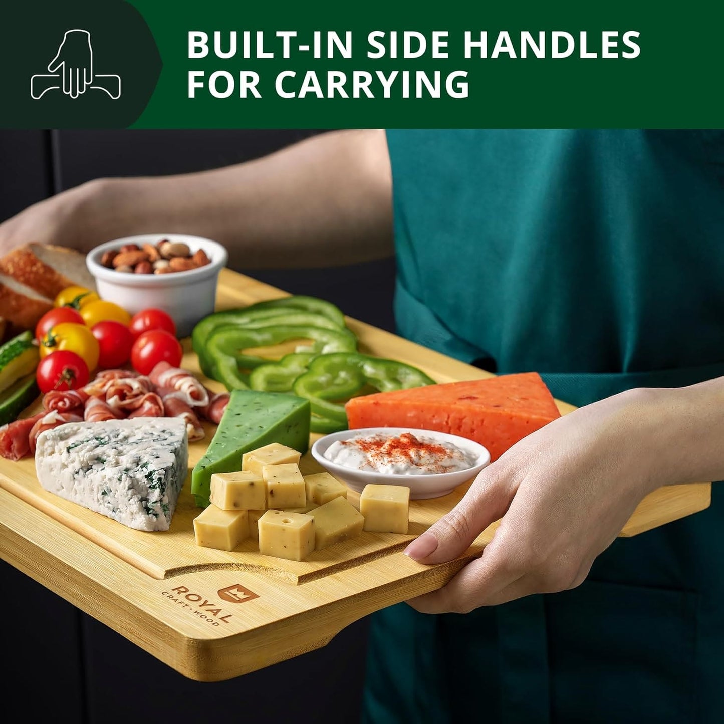 Cutting Board Set of 4, Bamboo