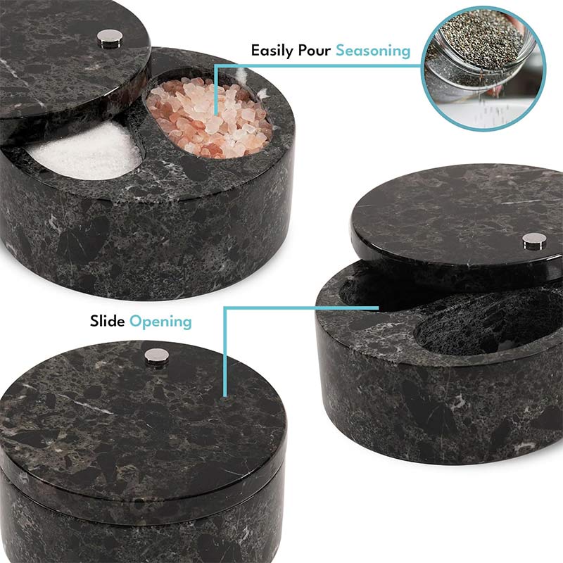 Ideal Salt and Pepper Bowl with two compartments-1