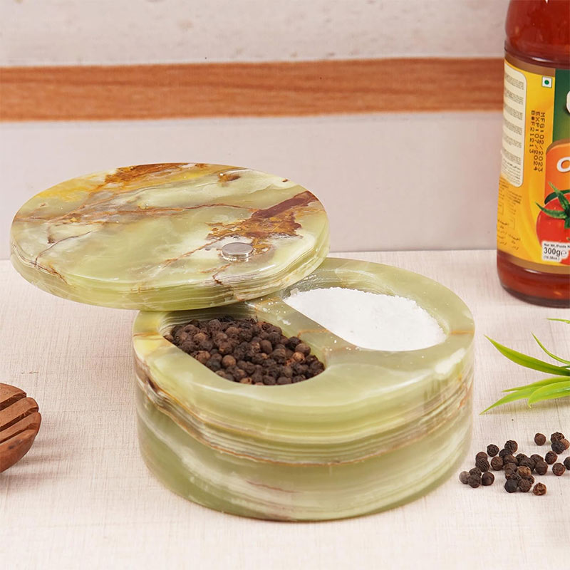 Ideal Salt and Pepper Bowl with two compartments-6