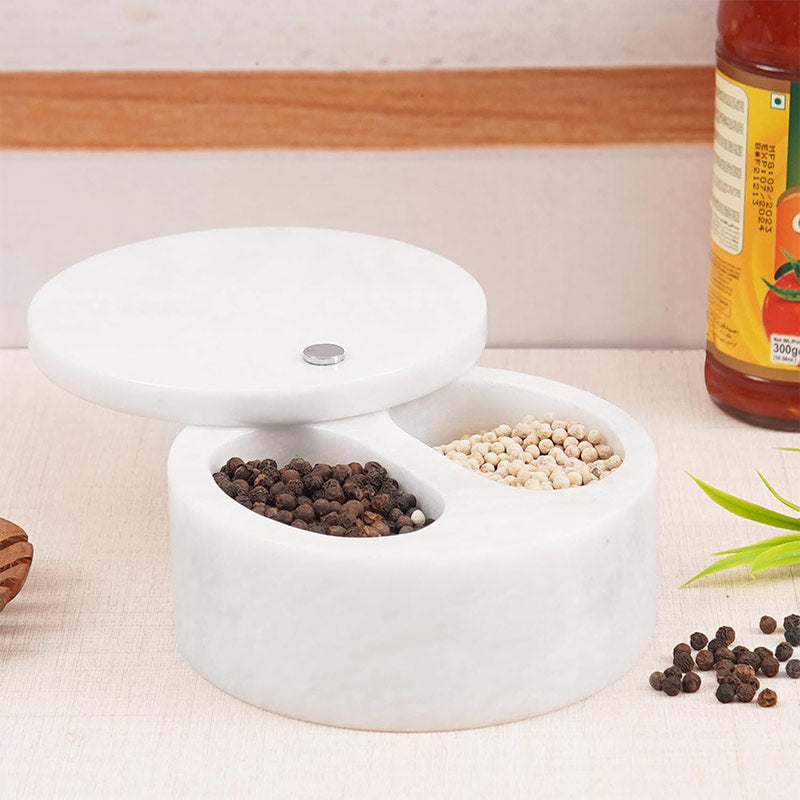 Ideal Salt and Pepper Bowl with two compartments-5