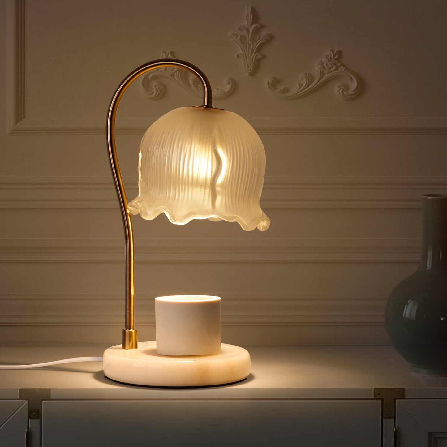 Lily of the Valley Candle Warmer-3