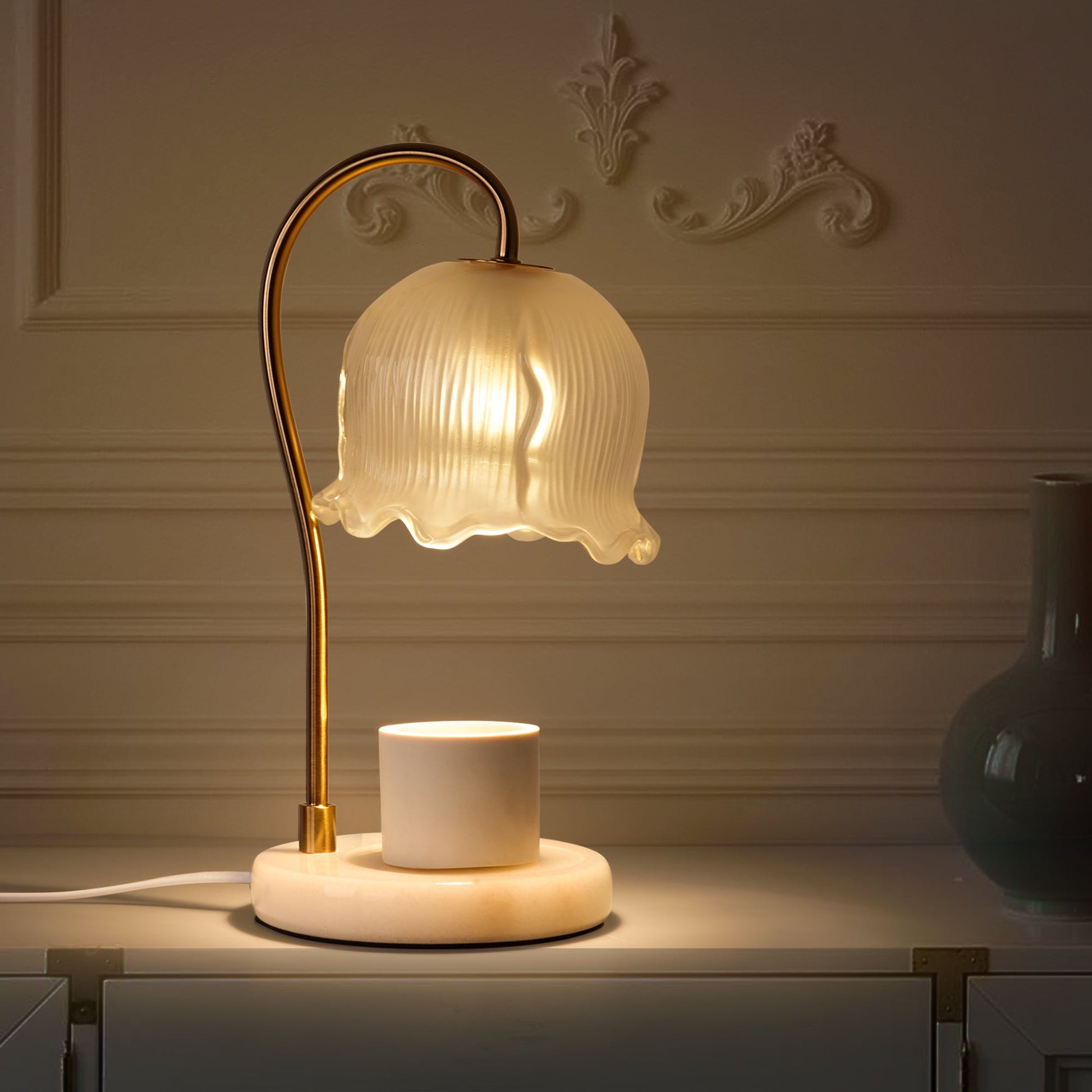 Lily of the Valley Candle Warmer-3